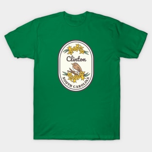 Clinton South Carolina Wren SC Tourist Souvenir T-Shirt